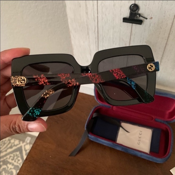 New Gucci over size square 😍 glitter - Picture 2 of 6